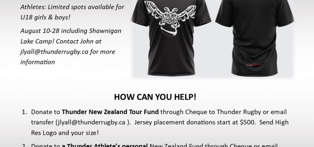 Thunder Rugby New Zealand Tour The Thunder Indigenous Rugby program is getting ready to soar and has its sights set on NZ for an August 2023 tour. They will be […]